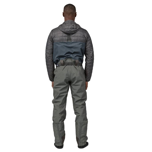 Patagonia M's Swiftcurrent Expedition Zip-Front Waders - Herre - Forge Grey - Medium - Regulær