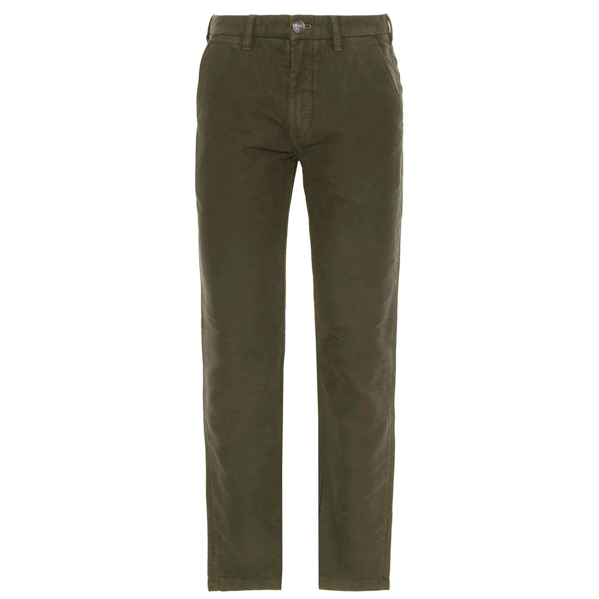 Barbour Moleskin Tailored Fit Trouser - Herre - Dark Olive