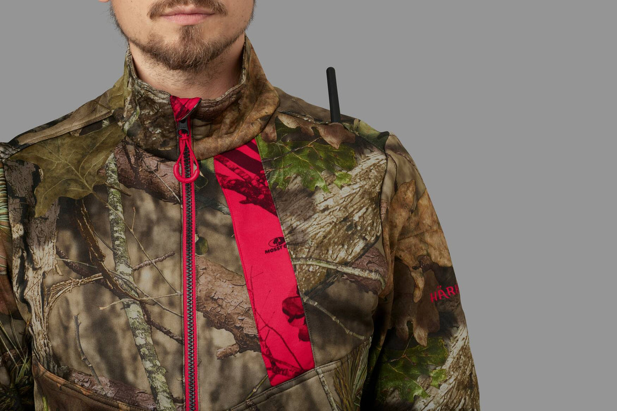 Härkila Moose Hunter 2.0 fleece jakke - Herre - MossyOak®Break-Up Country®/MossyOak®Red