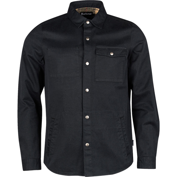 Barbour Mortan Overshirt - Herreskjorte - Sort