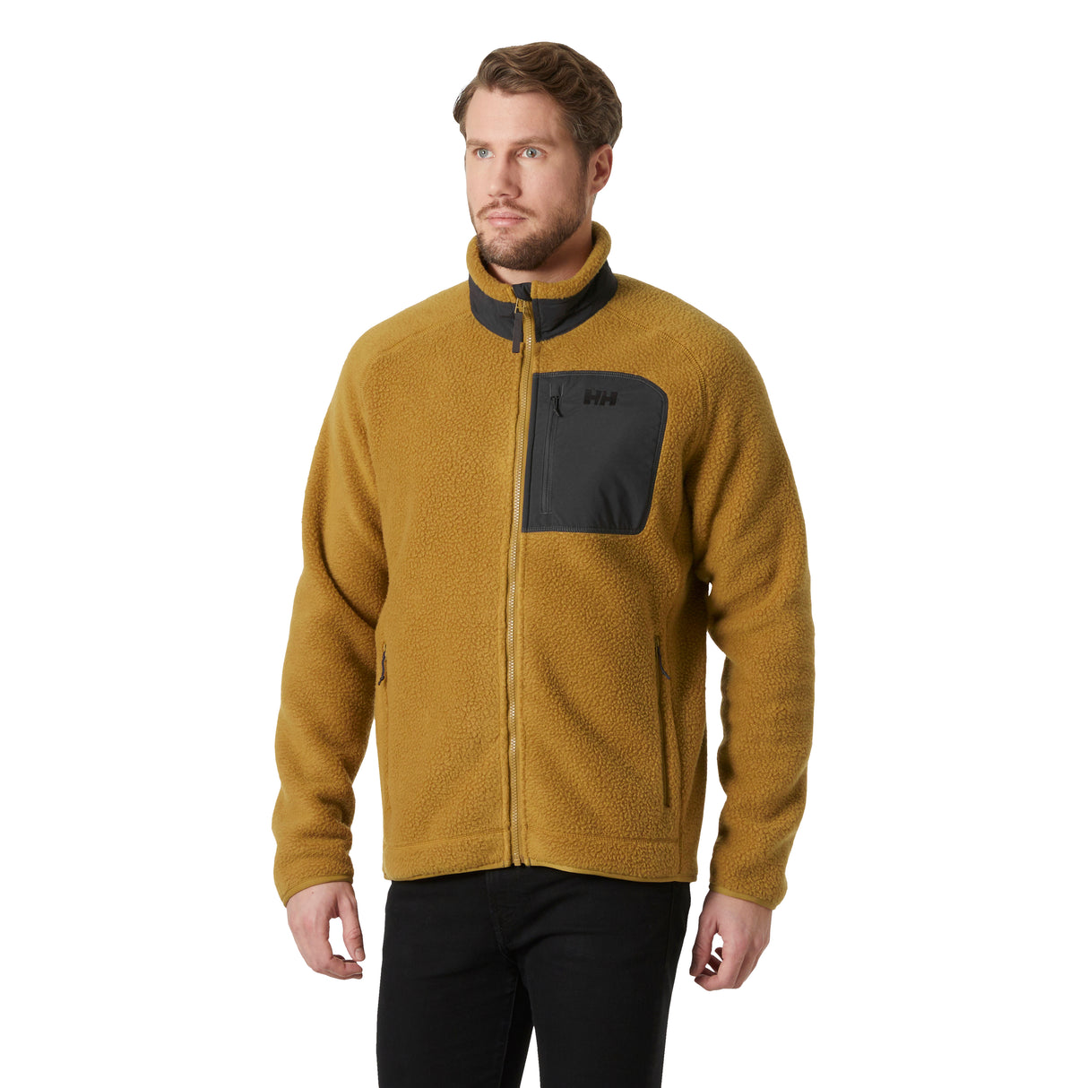 Helly Hansen M's Panorama Pile Fleece Block Jakke - Herre - Lynx