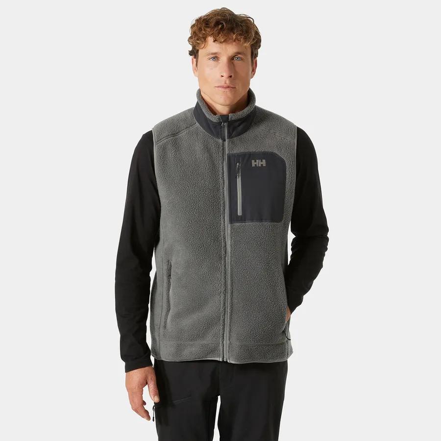 Helly Hansen Panorama Pile Fleece Vest - Unisex - Concrete