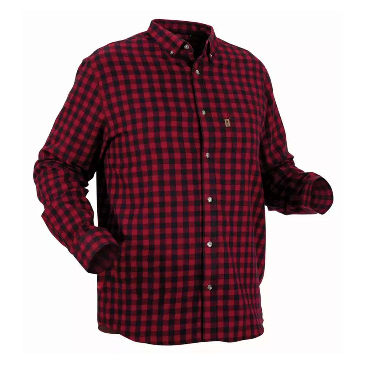 Nordhunt Sermen Flannel Skjorte - Herre - Boredaux/Navy Check