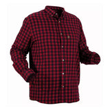 Nordhunt Sermen Flannel Skjorte - Herre - Boredaux/Navy Check