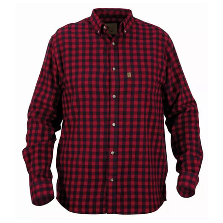 Nordhunt Sermen Flannel Skjorte - Herre - Boredaux/Navy Check