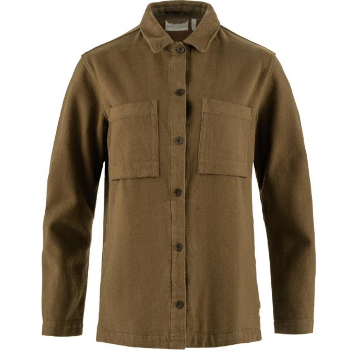 Fjällräven Singi Flannel Overshirt W - Dameskjorte - Wood Brown