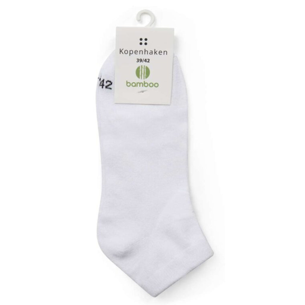 Kopenhaken Thurø Footies Bambus Strømper - 1-pak - Unisex - Hvid