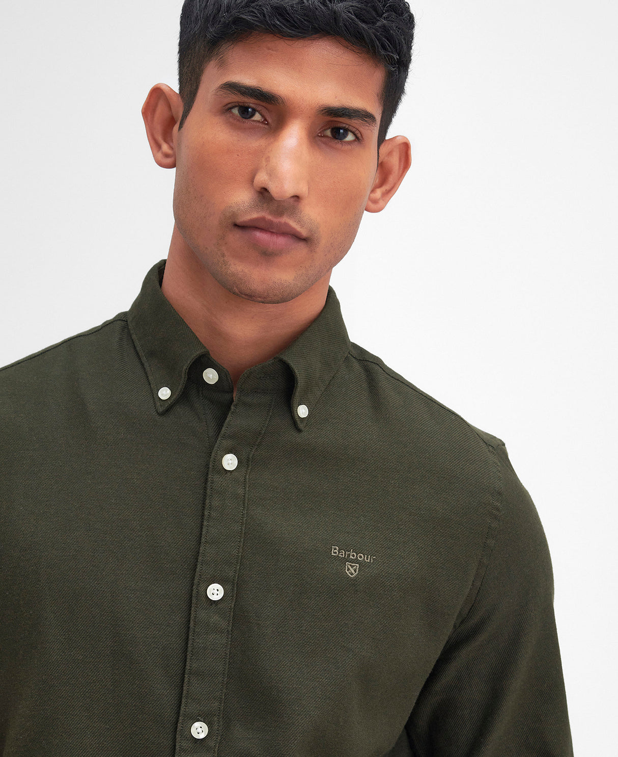 Barbour Twillbridge Tailored Shirt - Olive/Ancient - Herre