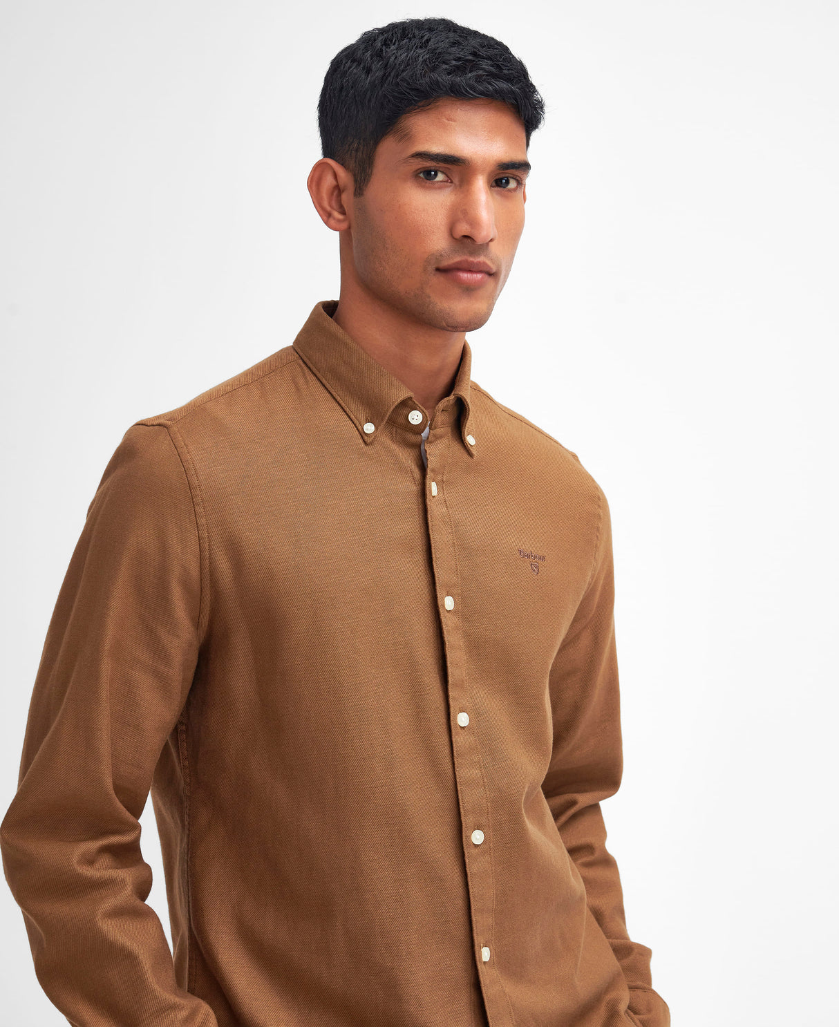 Barbour Twillbridge Tailored Skjorte - Sand - Herre