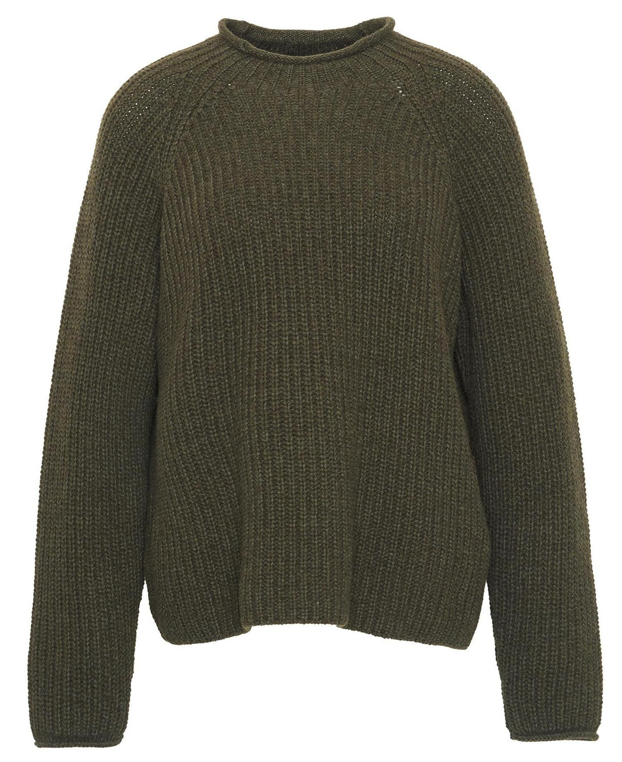 Barbour Willows Knitted Jumper - Dame - Olive